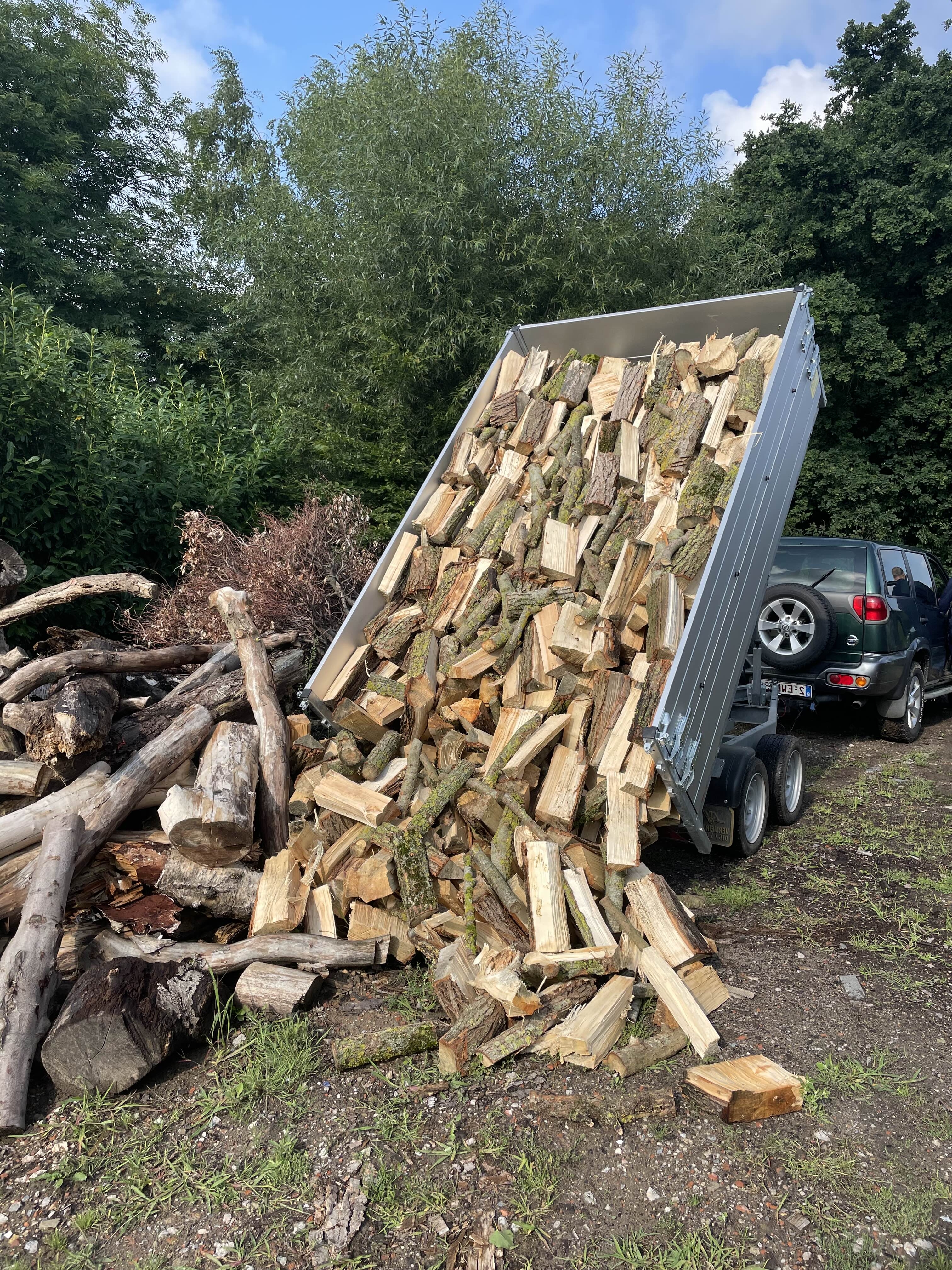 Foto leveringsvoertuig